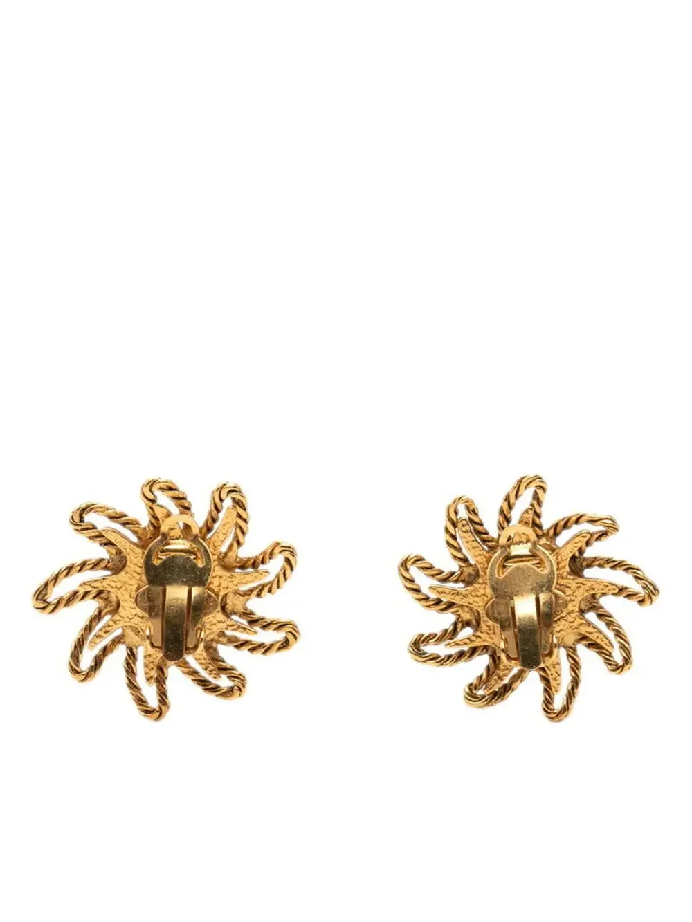 Chanel Cc Logo Clip-On Earrings Metal #276051C87B
